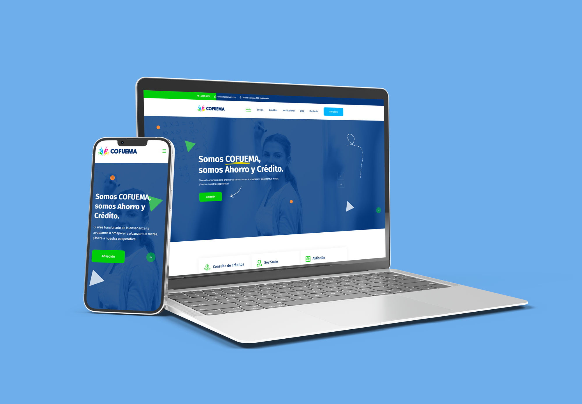 Diseño UI/UX y Desarrollo Web COFUEMA
