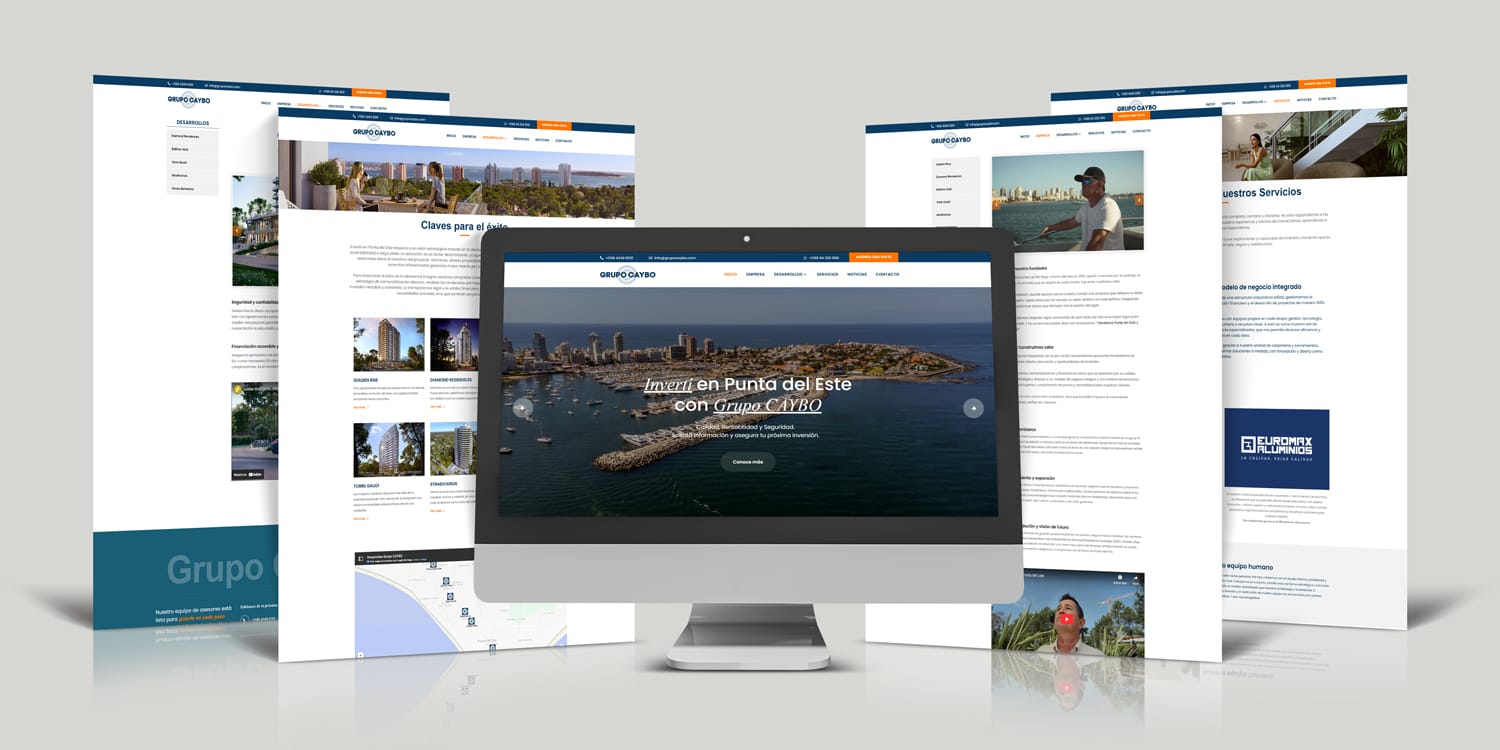Diseño UI/UX y Desarrollo Web Grupo CAYBO