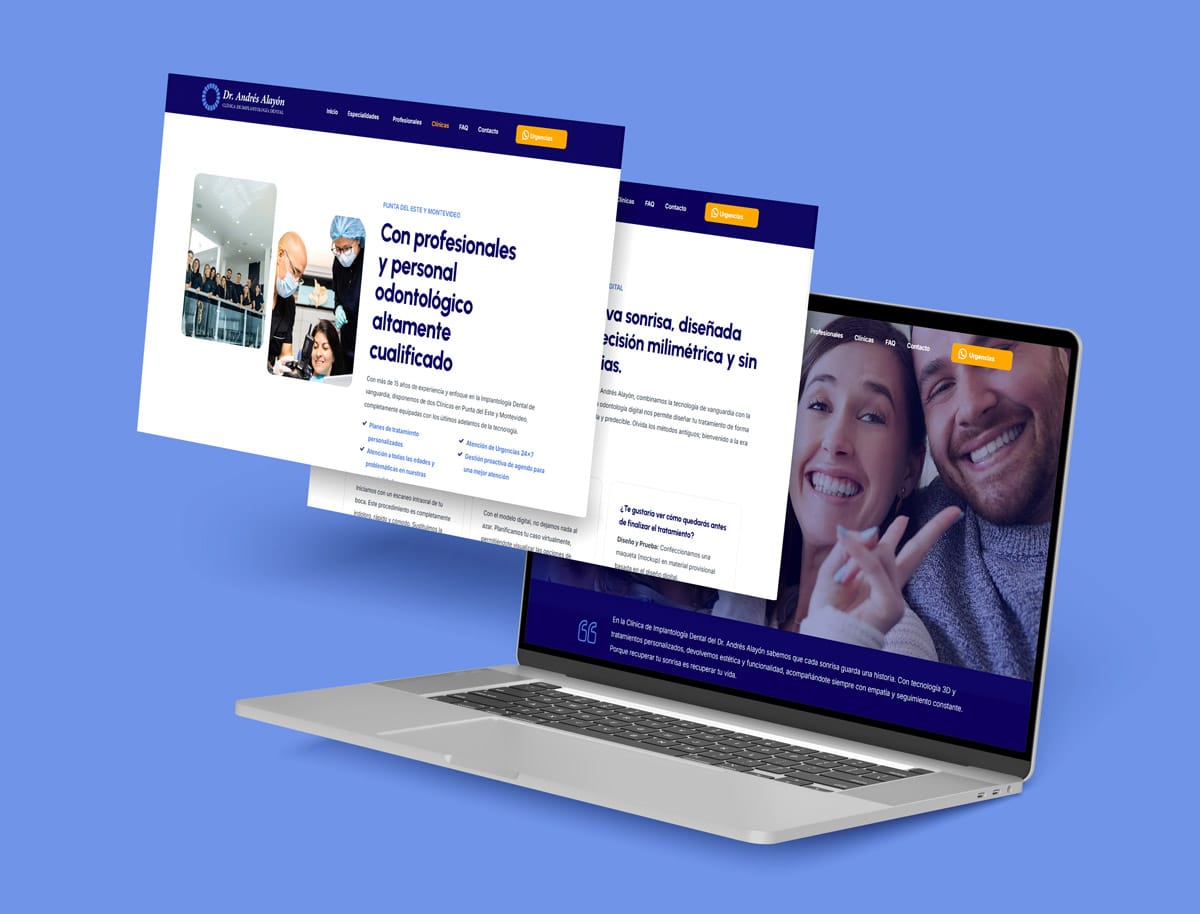 Diseño UI/UX y Desarrollo Web Dr Andrés Alayón